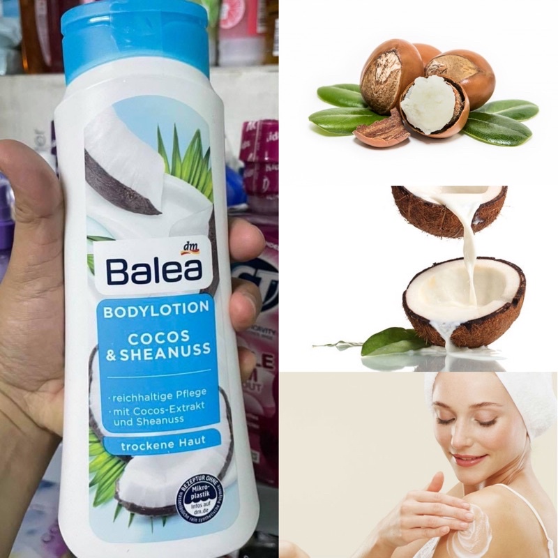 [German Product] Balea Body Lotion 48h domestic German milk extract and