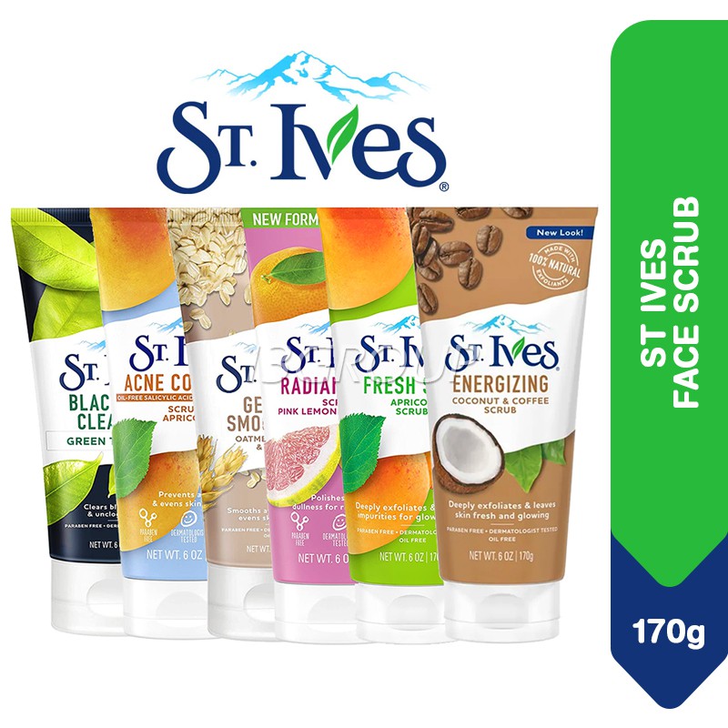 St Ives Face Scrub, 170g Shopee Singapore