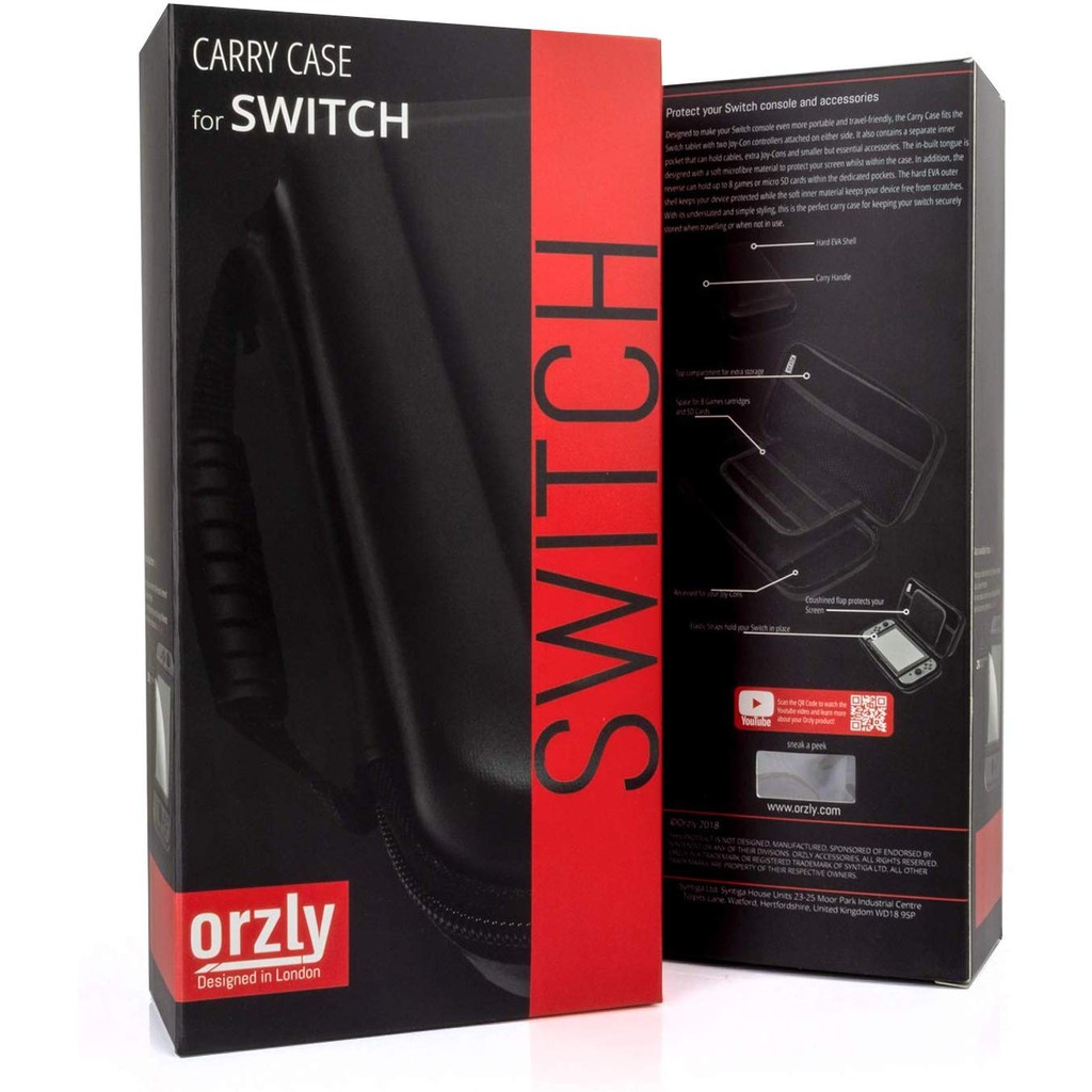 nintendo switch case orzly