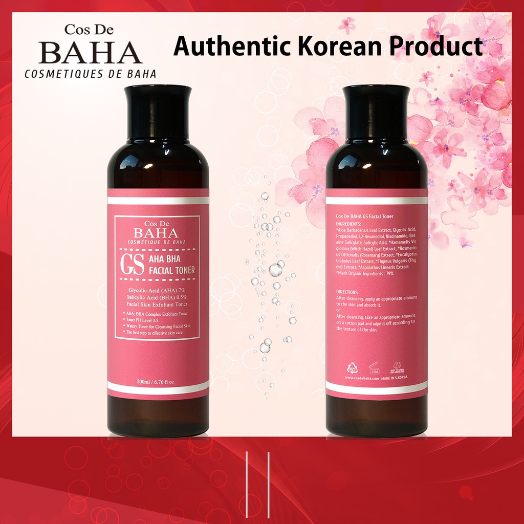 korean toner with salicylic acid