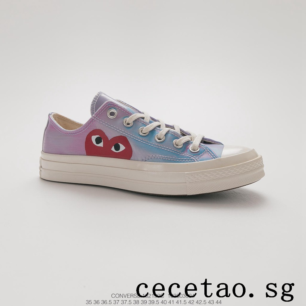 cdg play converse low