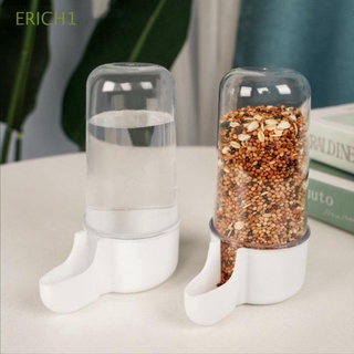 ERICH1 Finch Bird Feeder Canary Water Dispenser Feeding Bowl Drinking Cup Parakeet Small Animals Parrot Hamster Automatic Cage Accessories/Multicolor