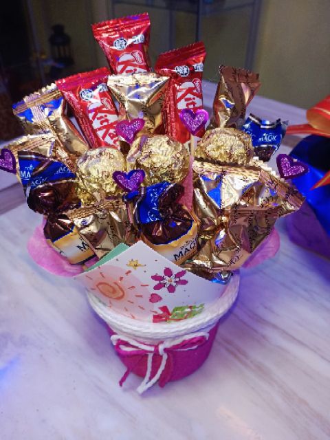 Mothers Day Hari Guru Coklat Gift Chocolate Murah Bouquet Valentine Shopee Singapore