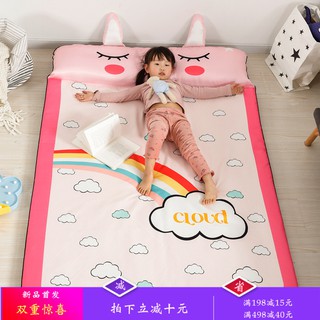 Ins Cartoon Ice Silk Floor Mats Bedroom Tatami Baby Non Slip