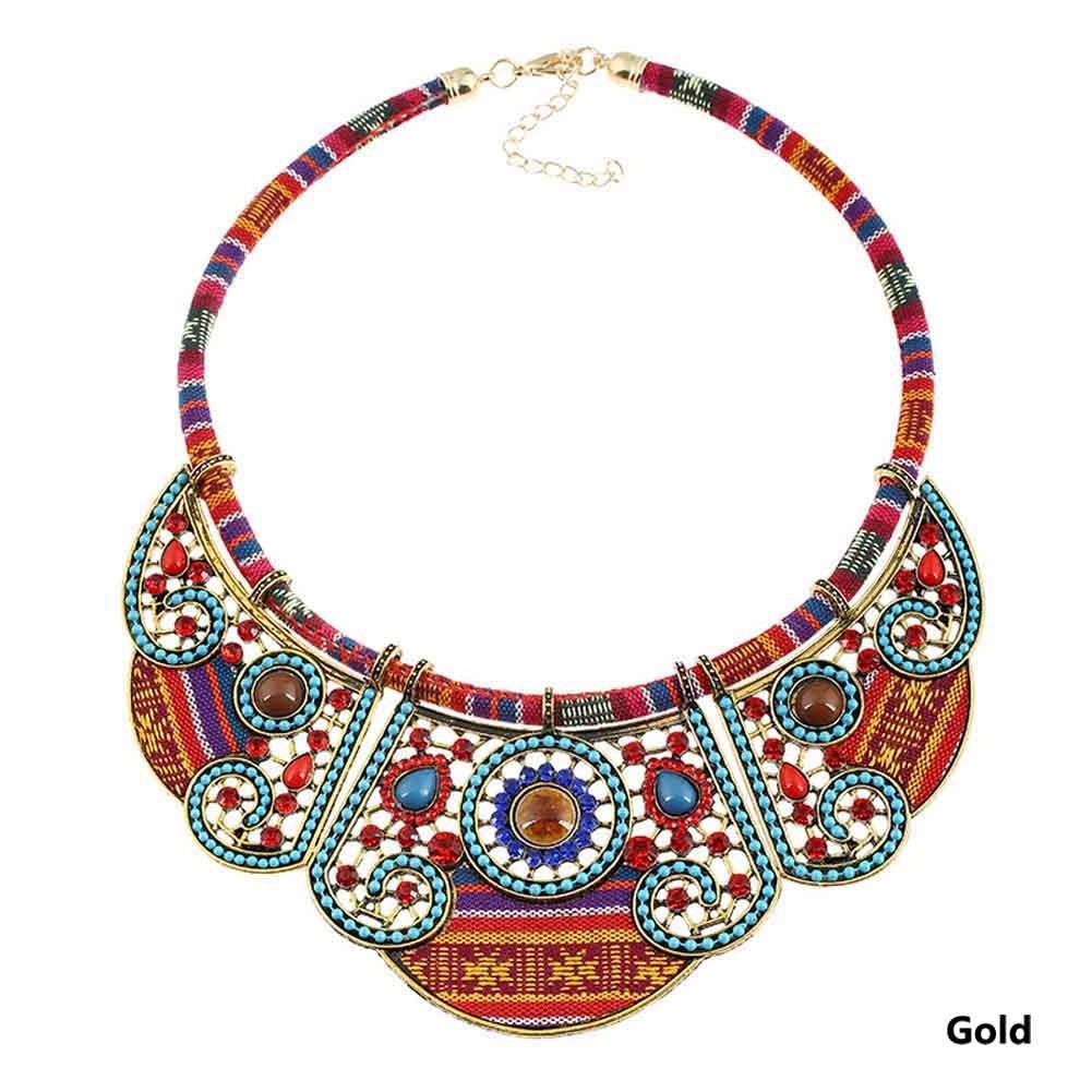 Women Charm Vintage Ethnic Tassel Pendant Necklace Choker Long Sweater Chain Women Charm Vintage Ethnic Tassel Pendant Necklace Choker Long Sweater Chain