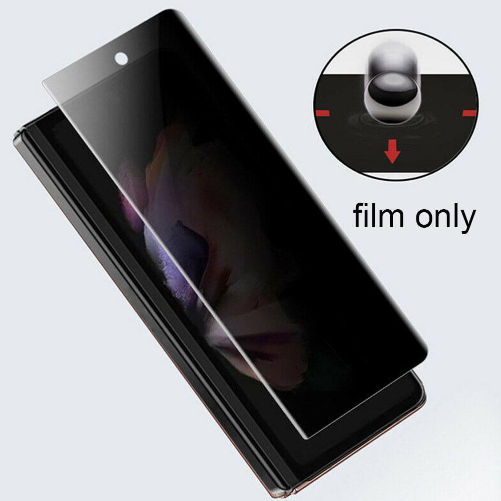For Samsung Galaxy Z Fold 3 5G Privacy Screen Protector C8M9 Anti X2F5 Film Soft S4K7