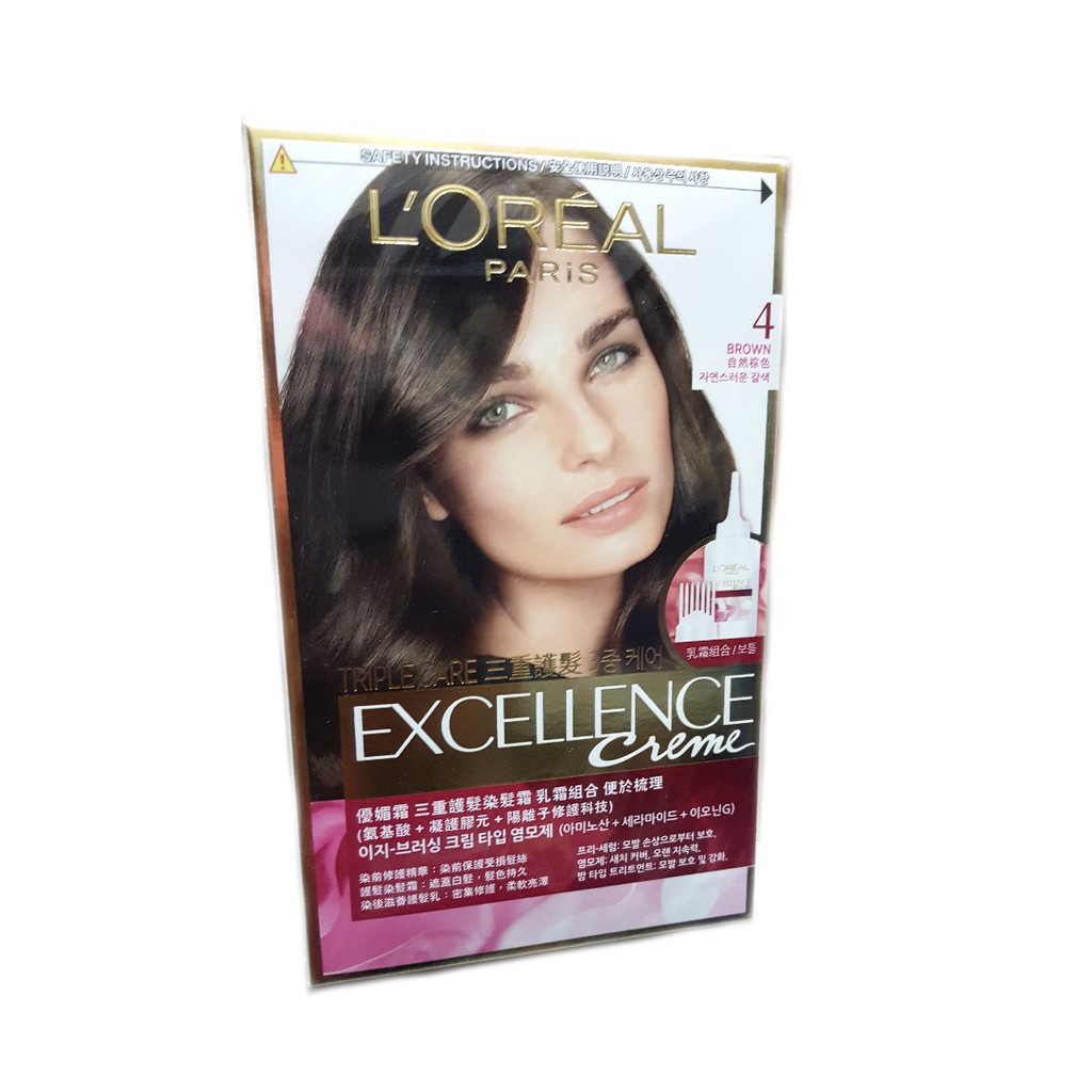 Loreal Excellence 4 Natural Brown Shopee Singapore
