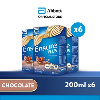 [Bundle of 6] Ensure Plus - Chocolate 200ml