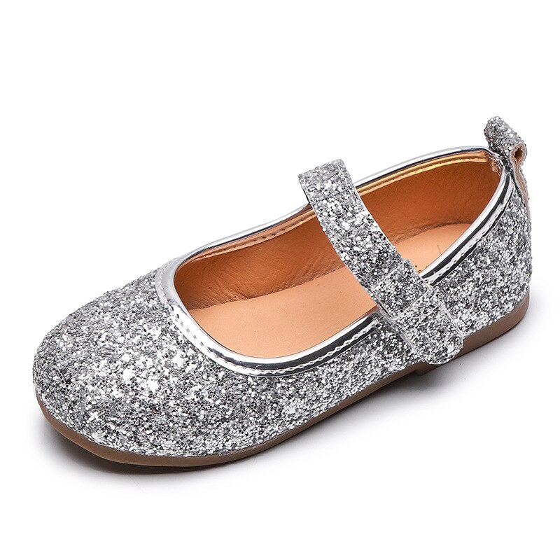 shiny flat shoes