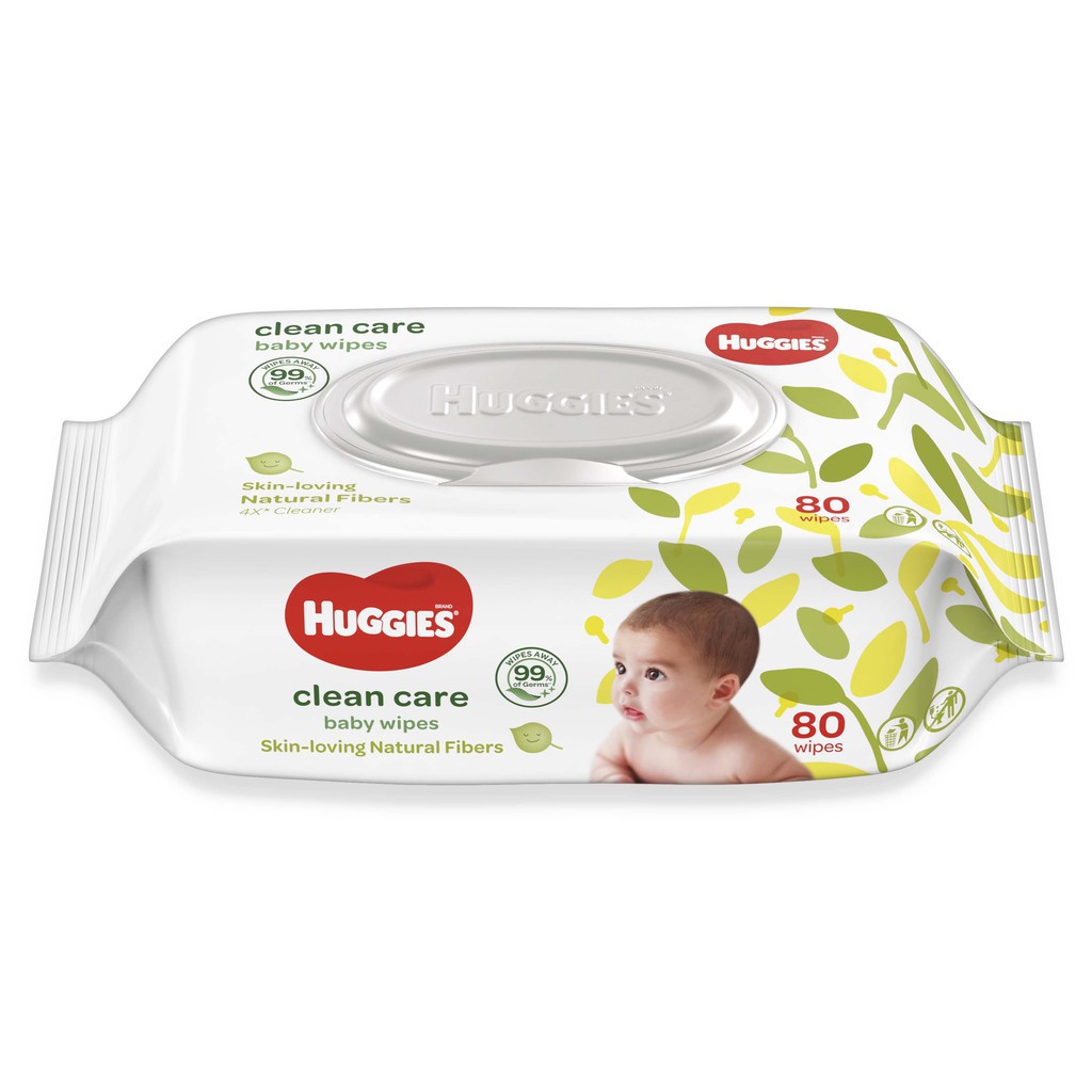 huggies clean care baby wipes