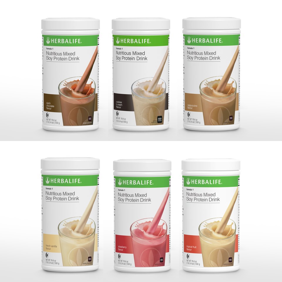 Shop Malaysia Herbalife Formula 1 F1 Nutritious Mixed Soy Powder Drink 550g 100 Original Authentic Ready Stock Fast Shipping Shopee Singapore