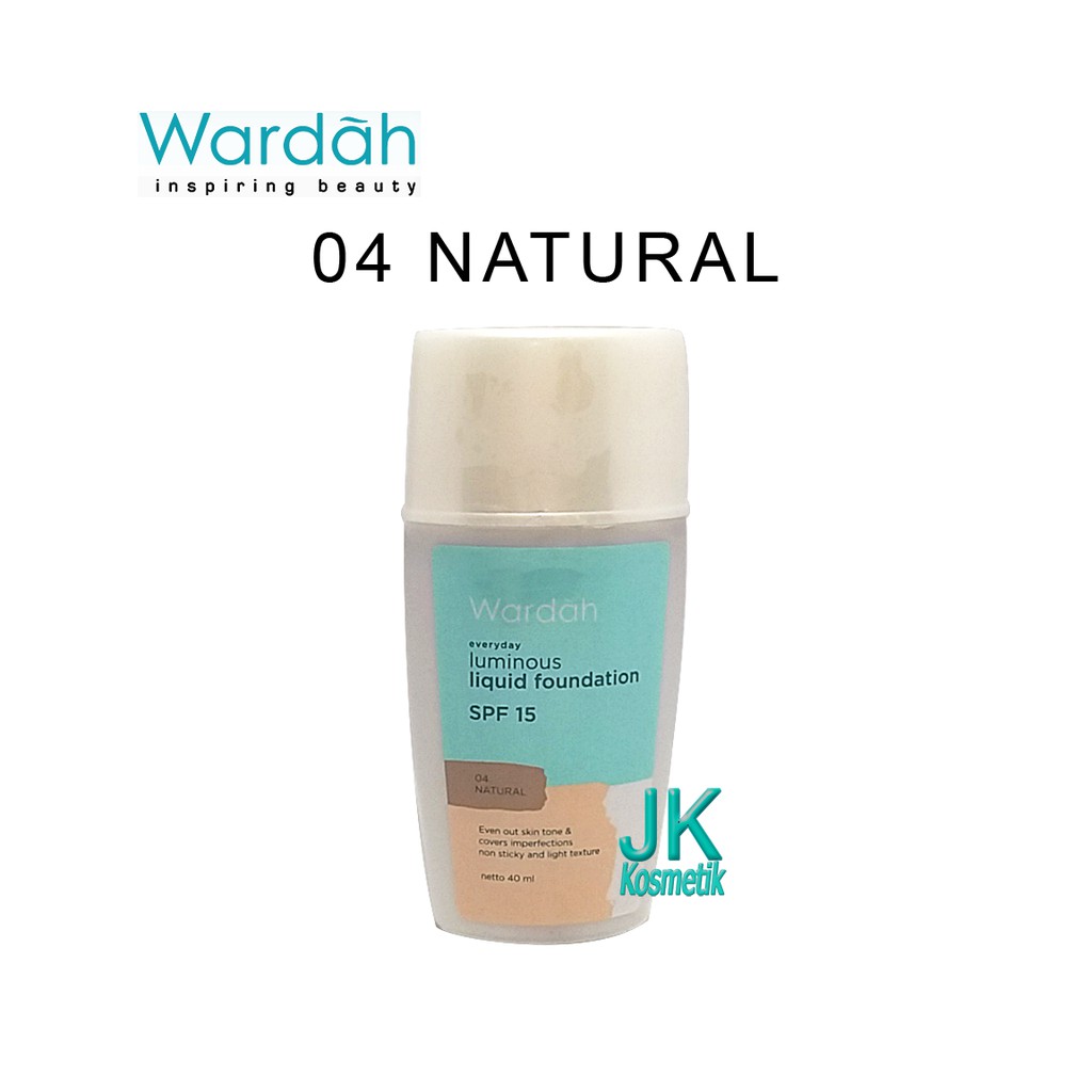 wardah liquid foundation luminous