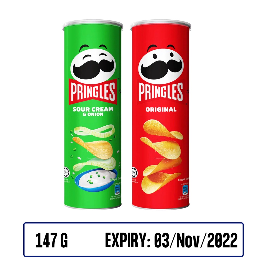 Pringles Potato Chips / Sour Cream & Onion/ Original | Shopee Singapore