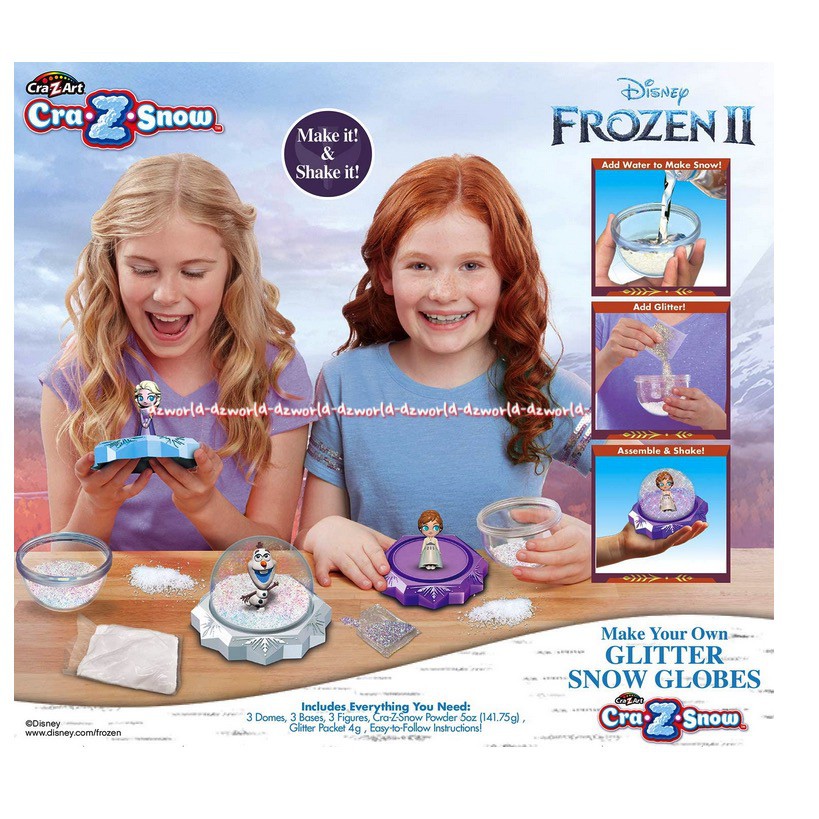 frozen 2 make your own snow globe