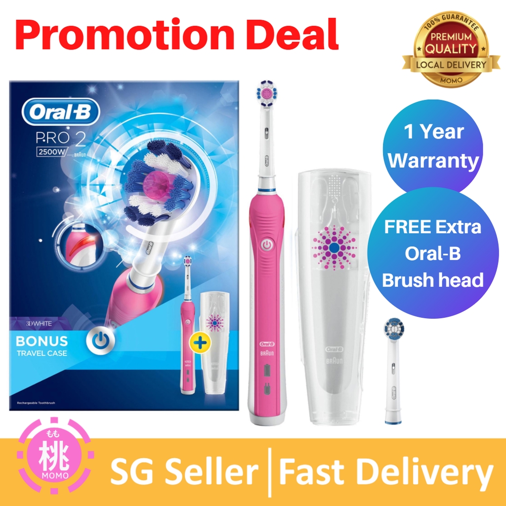oral b pro 2 2500n replacement heads