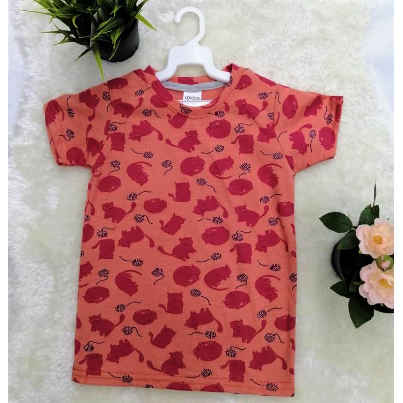  Baju  Budak Lelaki  Comel Cute Kids Boy Shirt  1 9Y Red 