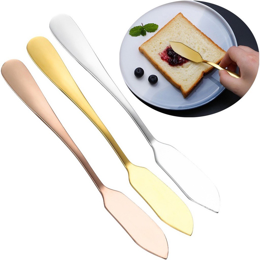 Butter Spreader Stainless Steel Jam Spreading Spoon Butter Tool Suitable For Cheese Butter Bread Butter Shopee Singapore