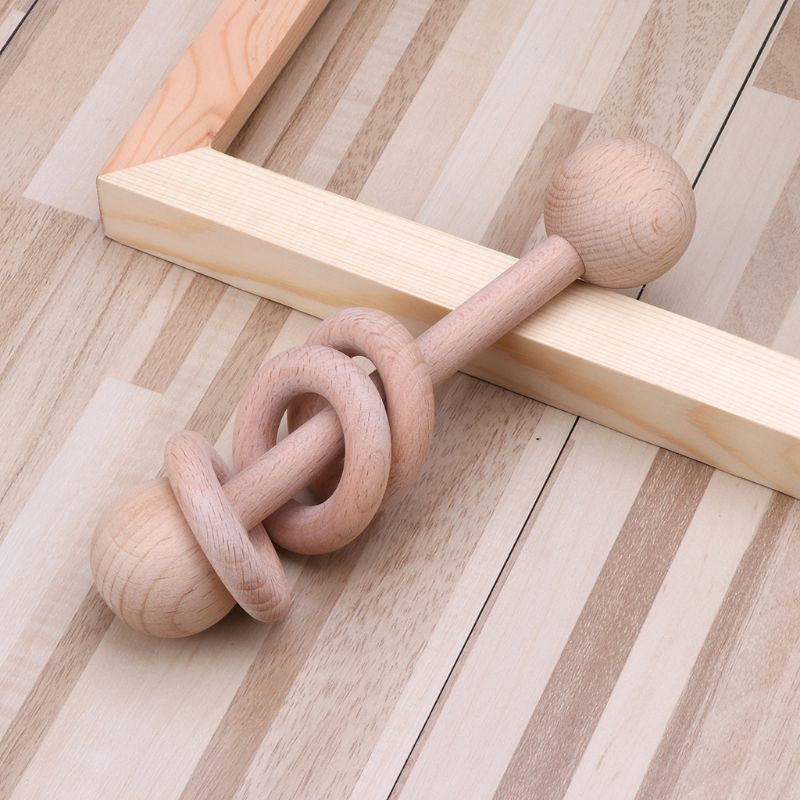 wooden teether for baby