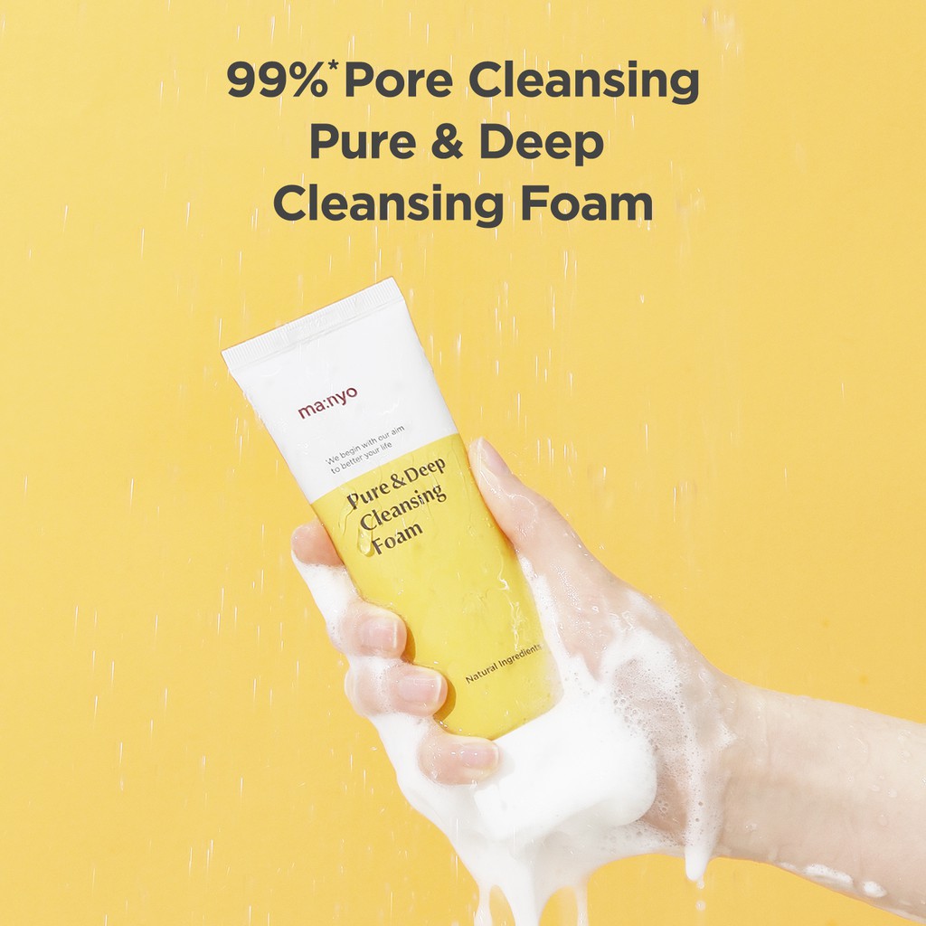 pure deep cleansing foam