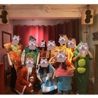 Fast Shipping Women Unisex Funny Food Cosplay Outfits Halloween Costume