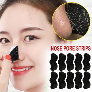 10pcs Nose Blackhead Remover Mask Skin Shrink Pore Acne Treatment Mask Deep Nose Pore Cleansing
