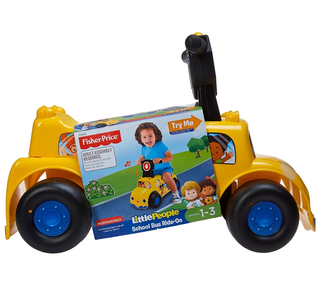 school bus ride on toy