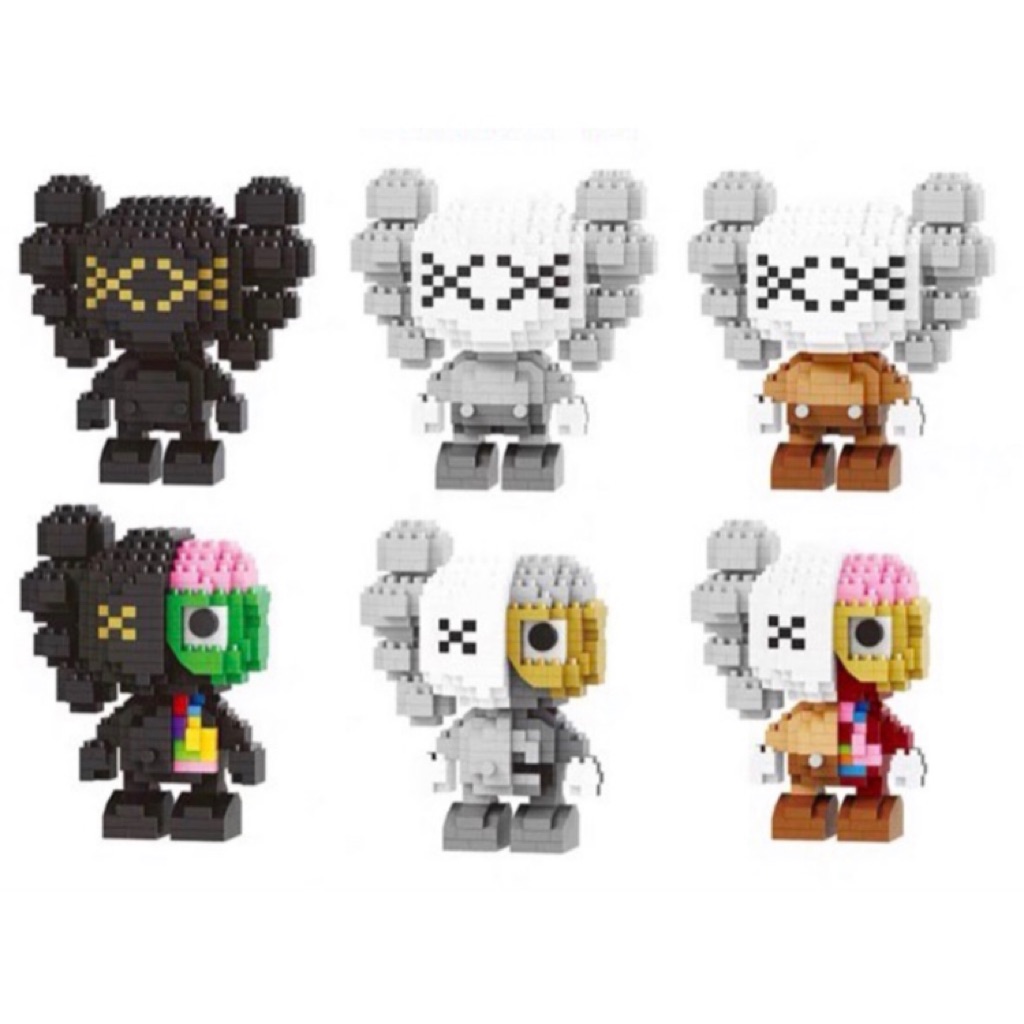 kaws lego instructions