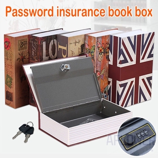 Dictionary Mini Safe Box Book Secret Security Safe Key Lock for Kid Gift Durable