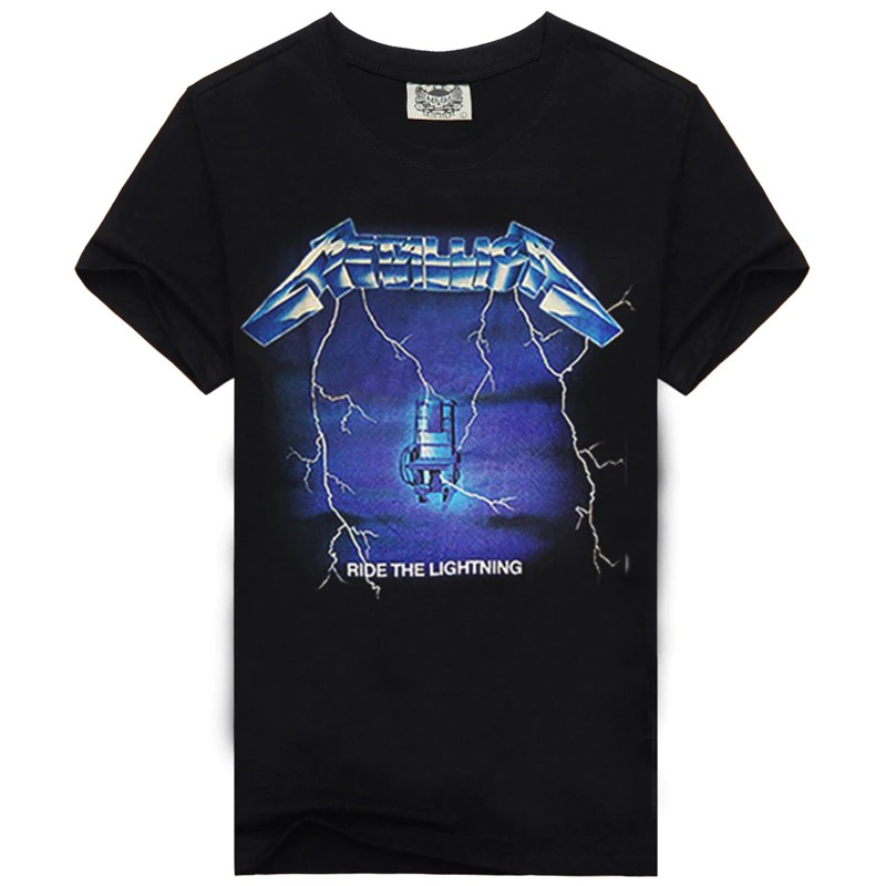 metallica lightning shirt