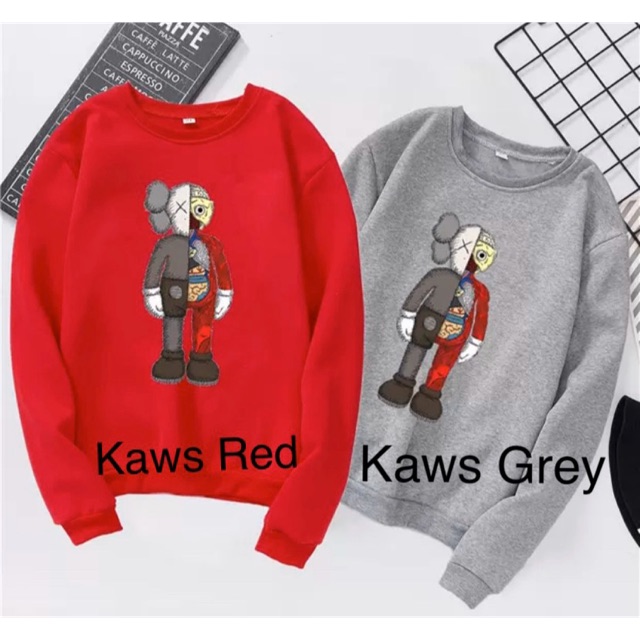 grey kaws hoodie