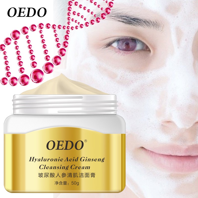 Oedo Hyaluronic Acid Ginseng Extract Face Cleanser Facial Scrub Cleansing Acne Treatment Blackhead Remover Pimples Pores Skin Care Shopee Singapore