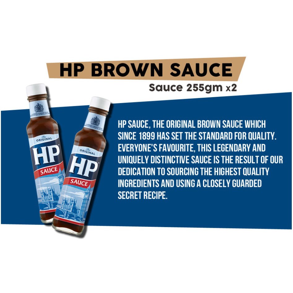 Bundle Of 2 Hp Original Brown Sauce 255g Shopee Singapore