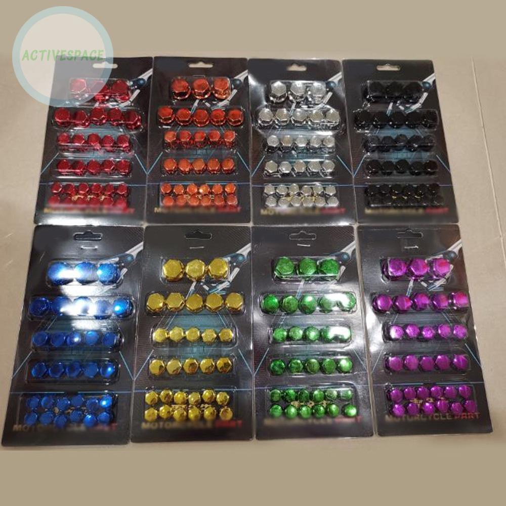 Motorcycle Screw Cap Decor Ornament Universal Plastic Plating