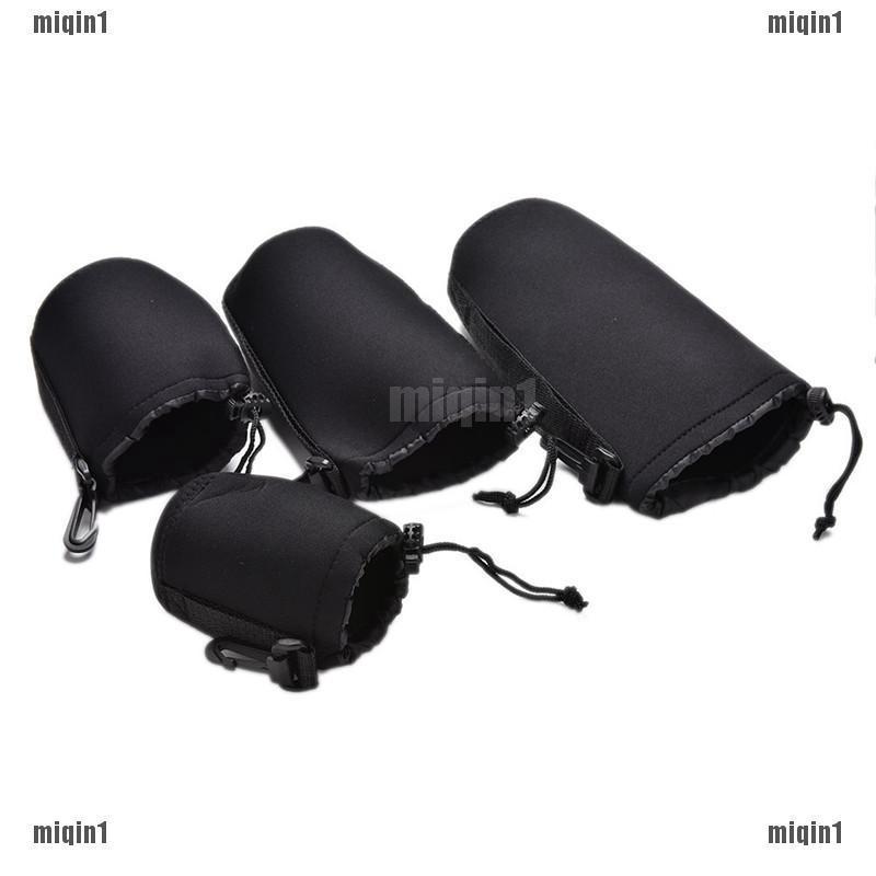 [MQ1sg] Neoprene Waterproof Soft Camera Lens Pouch Storage Bag Case Size- S M L XL