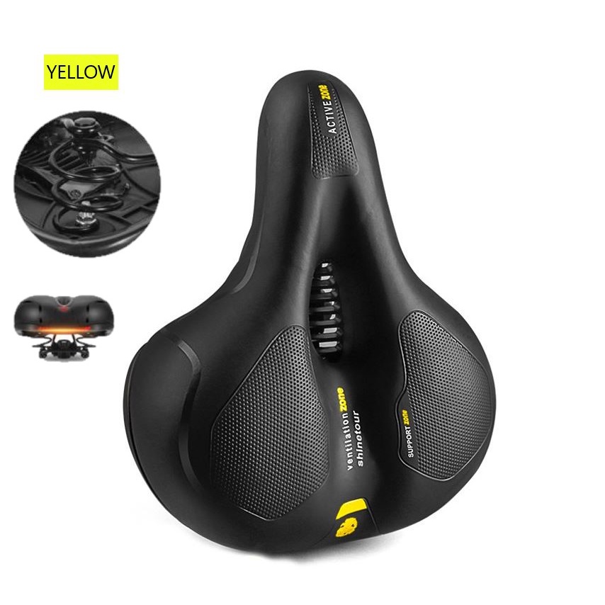 sg preferred re med selle royal comfort series memory foam bicycle cushion seat saddle with lights shopee singapore