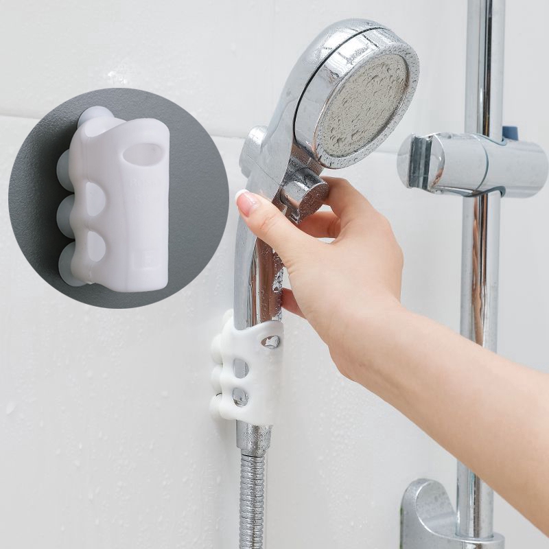 Shower Head Handset Holder Bathroom Wall Mount Adjustable Sell Suction Brac J5V1 