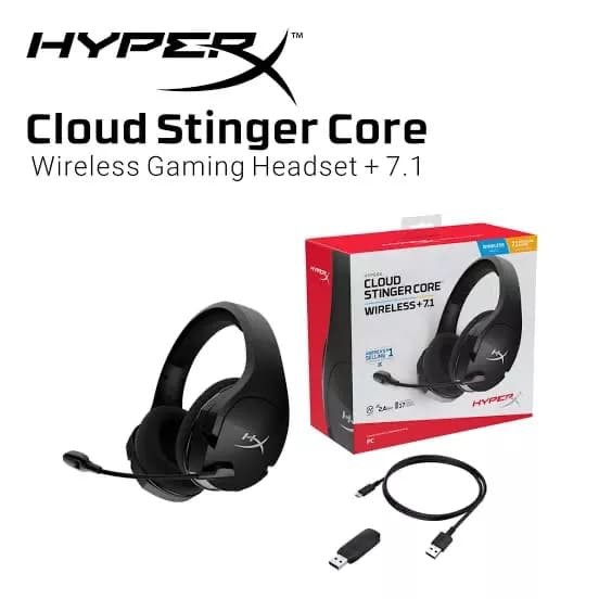hyperx gaming headset cloud stinger core 7.1