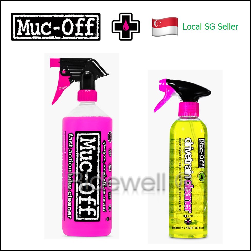 using muc off bike cleaner