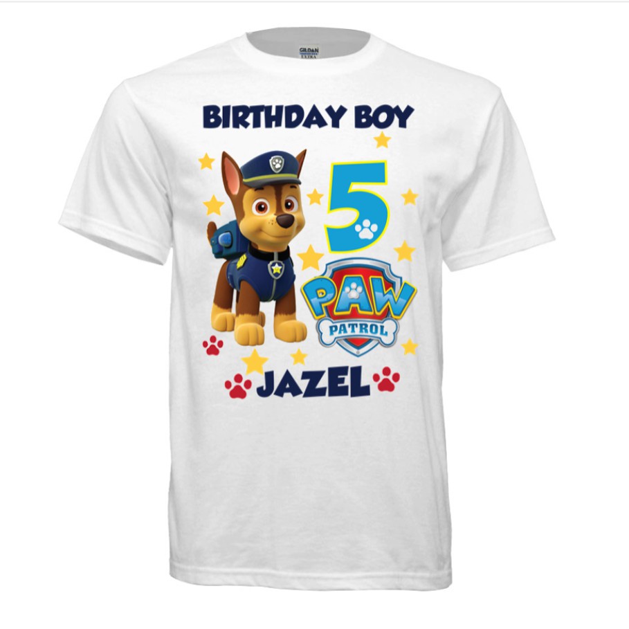 paw patrol t shirt design