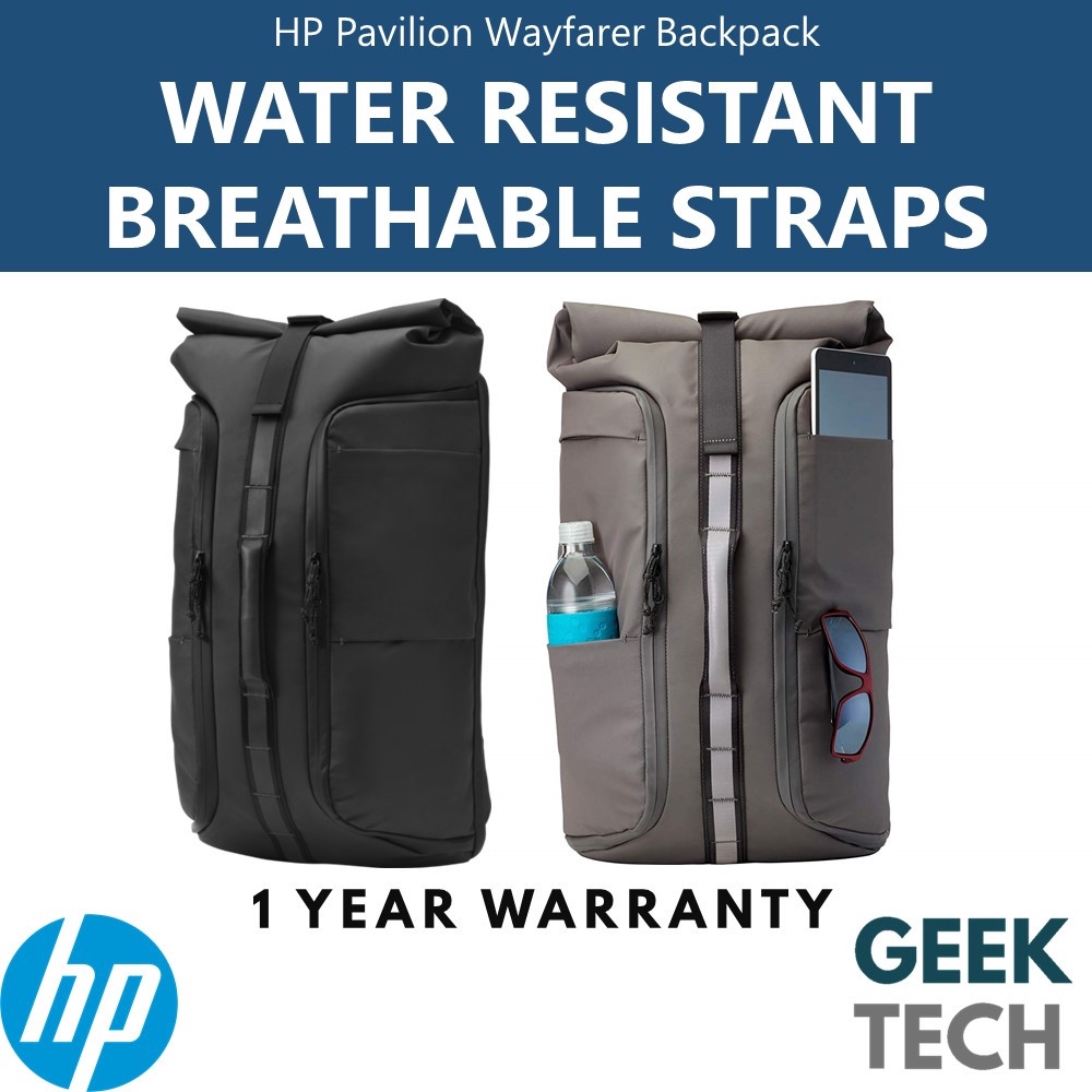 HP Pavilion Wayfarer Grey Backpack 5EE98AA Shopee Singapore