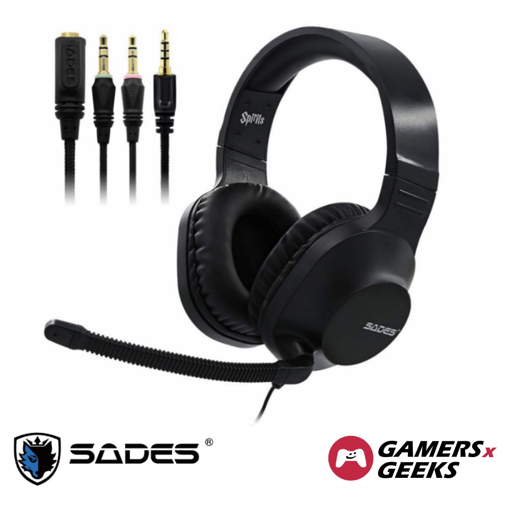 blue and white gaming headset