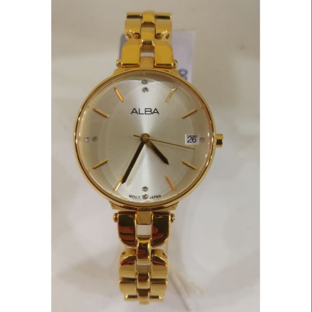 alba watch gold