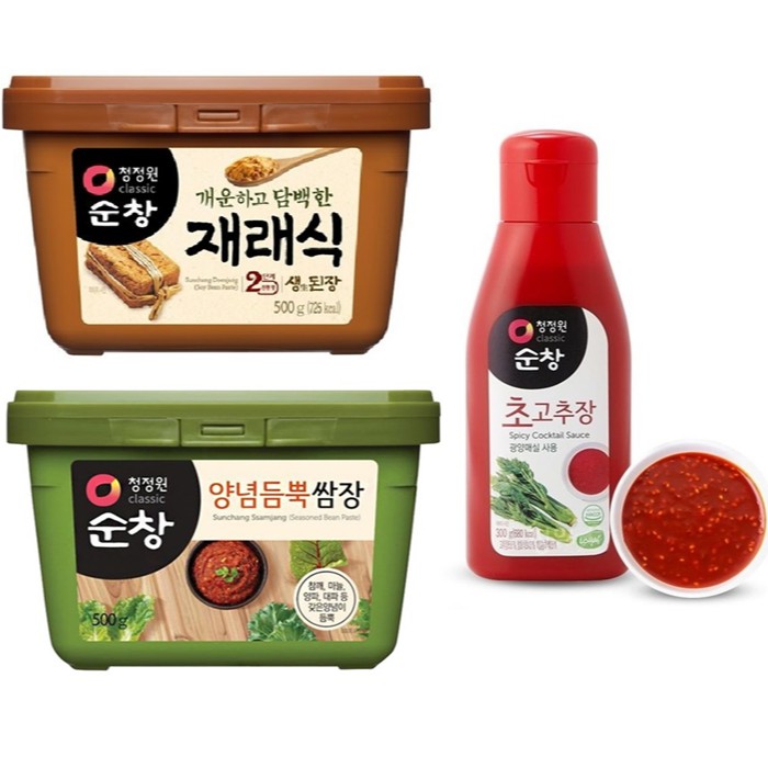 [KOREA BRAND] HOT!!!SunchangChoGochujang Doenjang Ssamjang / Soybean paste / Vinegar Red Chili
