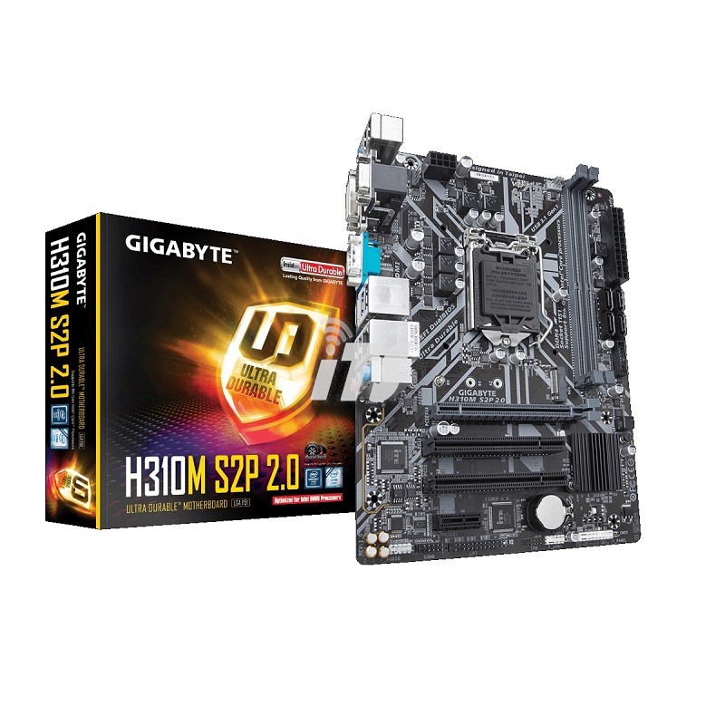 Gigabyte GAH310MS2P 2.0 rev 1.0 LGA1151 Mainboard (Support Win 7