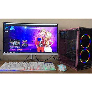 Full Set of PC Ultra-Fine Combat Gaming online Game With Ultra-Sharp 24 ”IPS Display (i5 6500 / Ram 8GB / GT730 D5 / SSD)