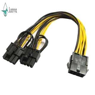 PCI-E 8Pin to Dual 8Pins Power Splitter Cable PCIE PCI Express Video Card Extension Cables JNA
