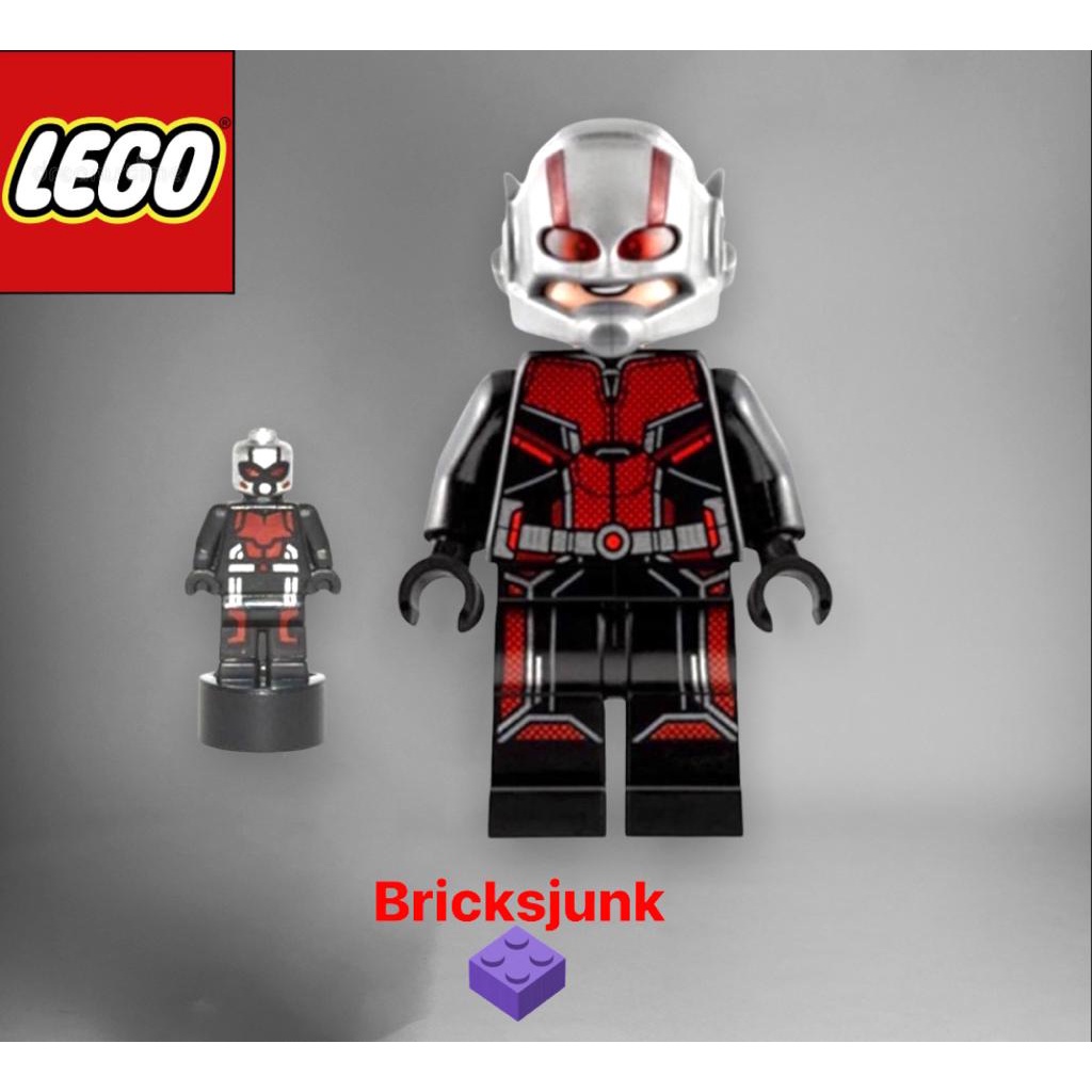 Lego Ant man Minifigure with Statuette- Lego 76109 Marvel Super Heroes ...