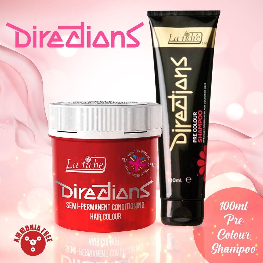 [SGSTOCK] La Riche Direction Hair Dye Hair Colour with 100 ml Pre ...