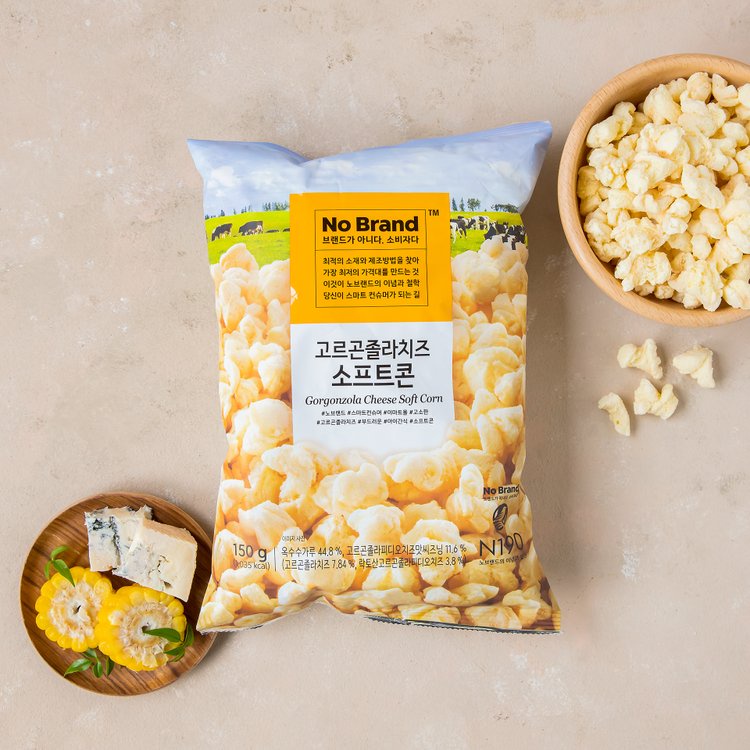 [No Brand] Cheese Soft Corn 145g 노브랜드 고르곤졸라 치즈 소프트콘 145g