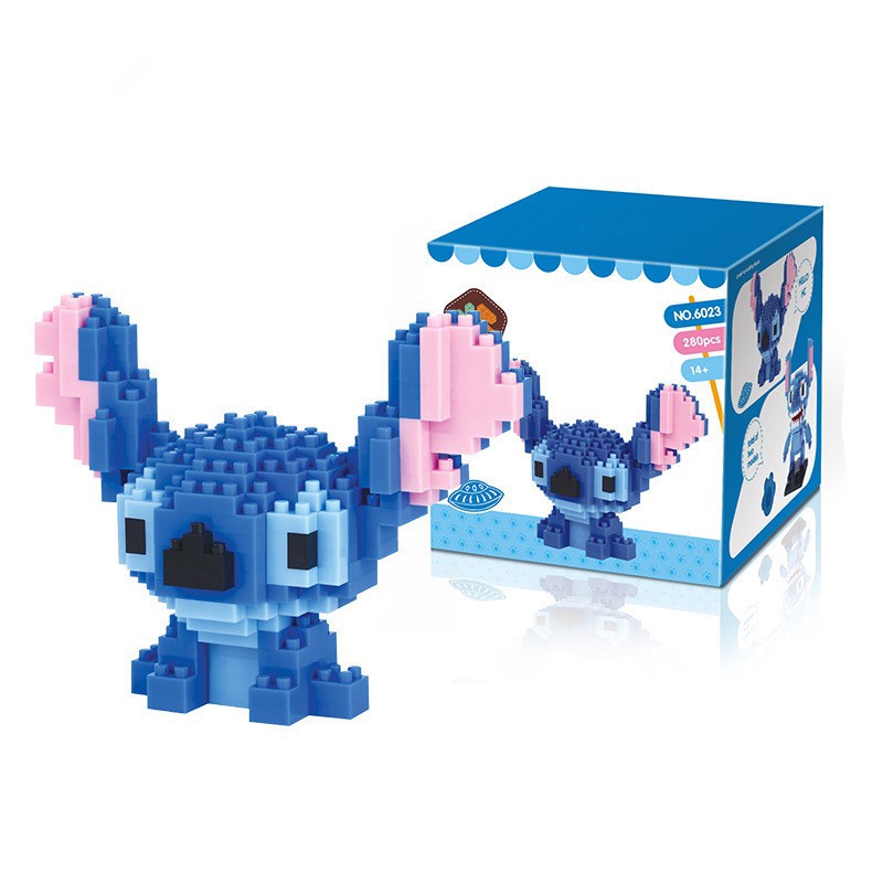 【Ready Stock】Mini Stitch Building Blocks With Box Nano Diamond Bricks